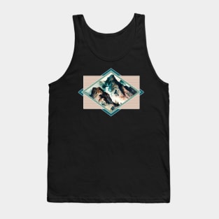 Watercolor Mountain Landscape ' Tank Top